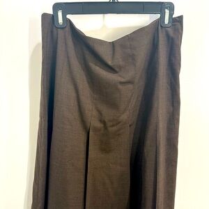 Banana Republic pleated suit skirt